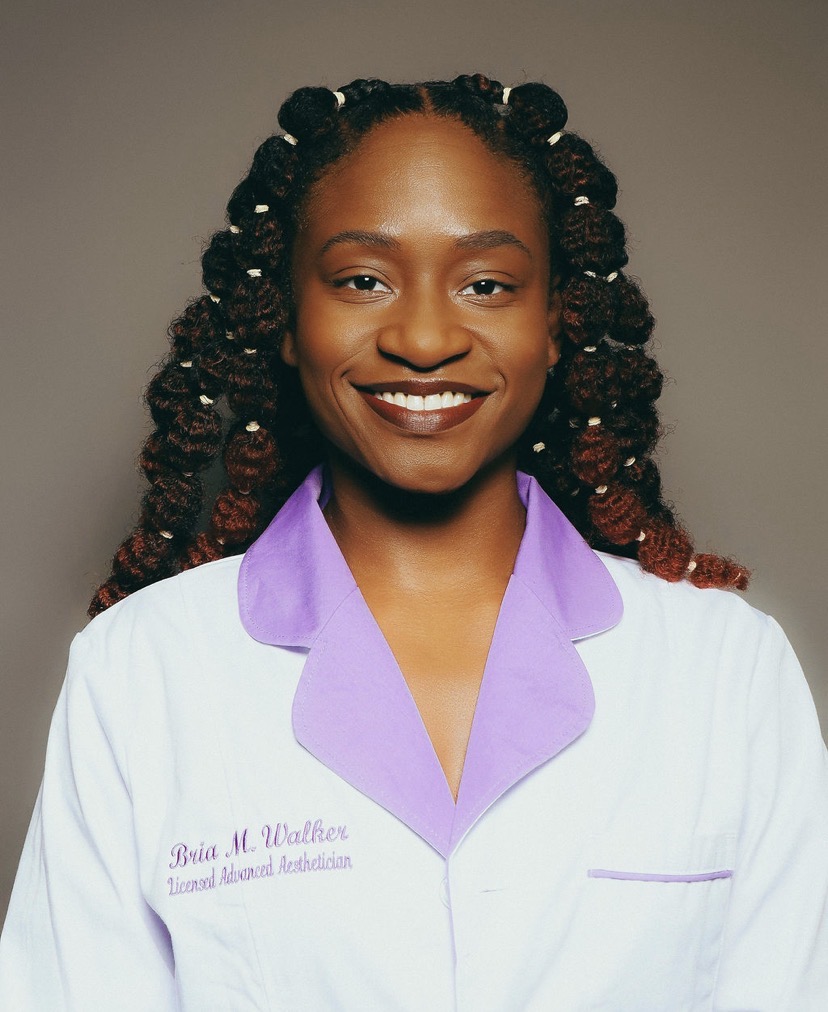 Portrait of Bria Walker, licensed advanced aesthetician and founder of BMW Esthetics
